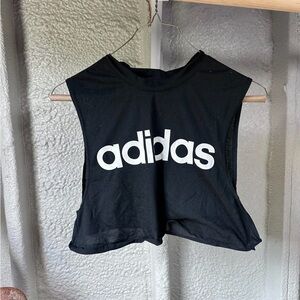 Adidas Women's Black Muscle Tee